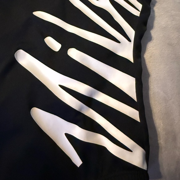 Nike Black One Piece with White Accents NWOT - Picture 2 of 8